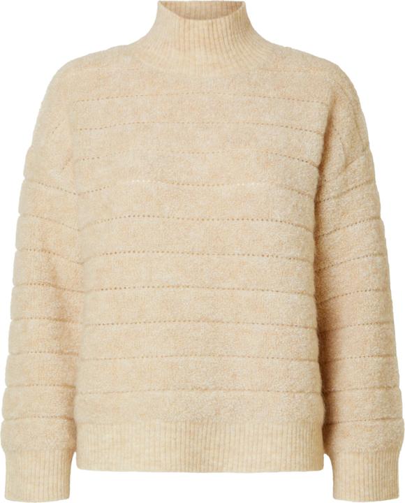 Actual product image Selected Femme Fluffy jumper with high collar (XL)