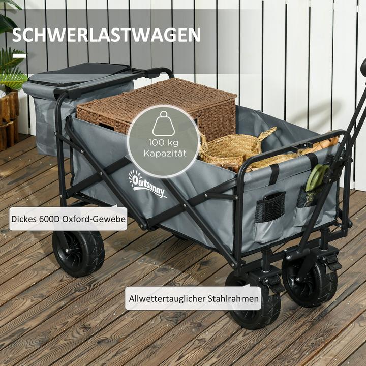 Image du produit Outsunny Chariot avec sac isotherme
