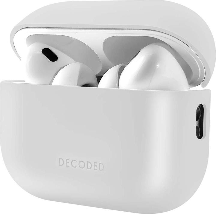 Actual product image Decoded Silicone Case Apple Airpods Pro 3 Grey (Charging case cover)