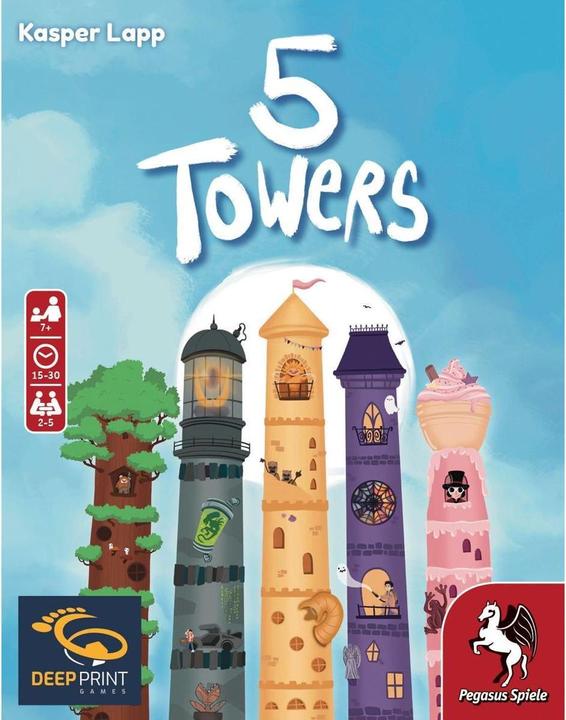 Image du produit Pegasus 5 Towers (Deep Print Games) (English Edition) (Anglais, 2 - 5 Joueur)
