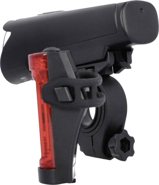 Produktbild Fischer Fahrrad-LED-Beleuchtungs-Set, 45 Lux Leuchtdauer bis zu 20 Stunden, StVZO zugelassen