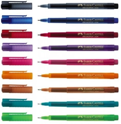 Produktbild Faber-Castell Broadpen 1554 (Blau, 1 x)