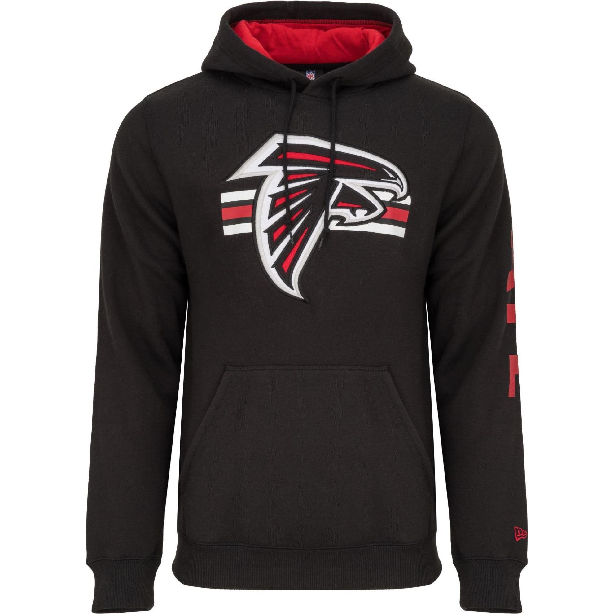 New Era, Herren, Pullover, Fleece Hoody - NFL SIDELINE Atlanta Falcons - 3XL, Schwarz, (3XL)