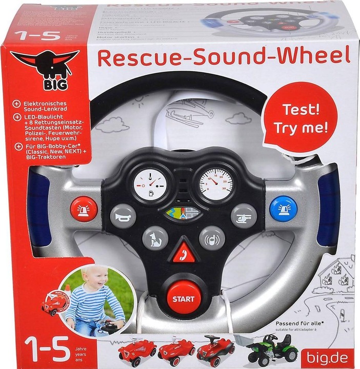 Actual product image BIG Play wheel with rescue sounds