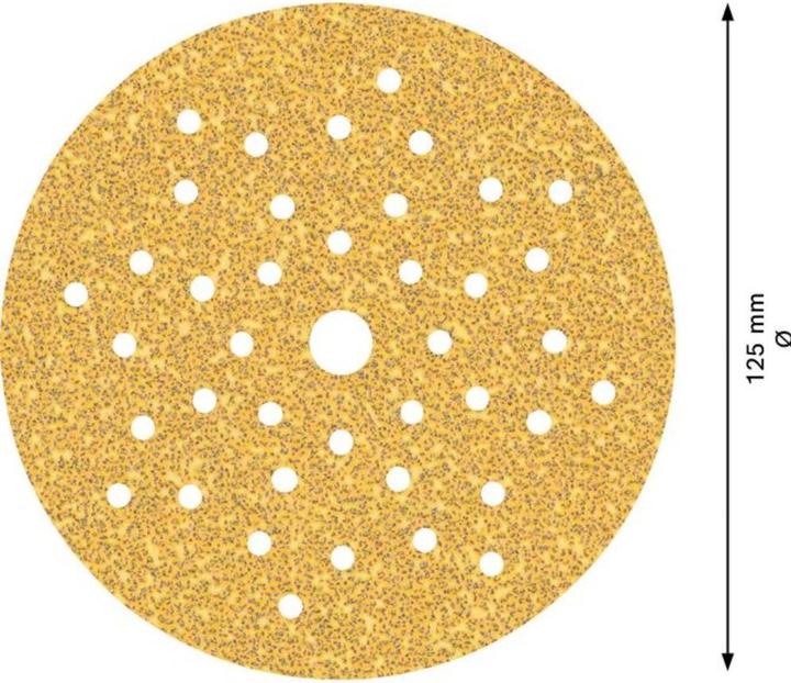 Actual product image Bosch Professional Zubehör Expert C470 Sandpaper multi-hole for random orbital sander, 125 mm, G 40, 50 pcs. (40)