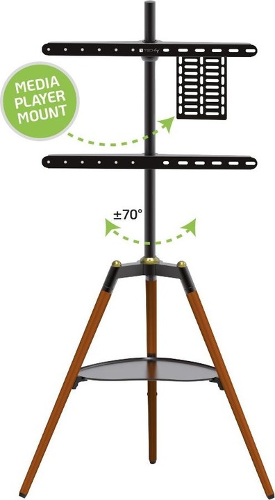 Produktbild Techly EFB TV Standfuss fur LCD/LED/Plasma TV 81,28cm 32Zoll - 165,1cm 65Zoll mit Dreibein Fuss und (65", 32 kg)
