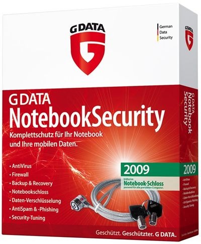 Produktbild G Data NotebookSecurity 2009, deutsch (1 User, 12 Monate)