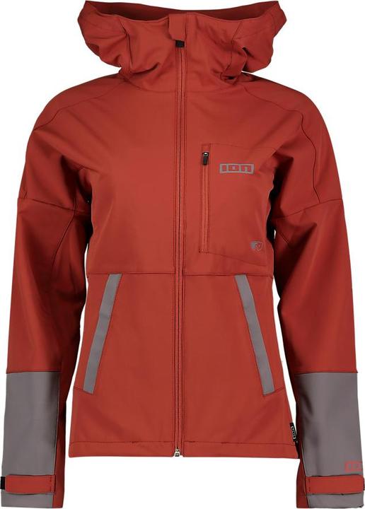 Actual product image ION Bike Jacket Shelter 2L Softshell women - spicy-red (L)