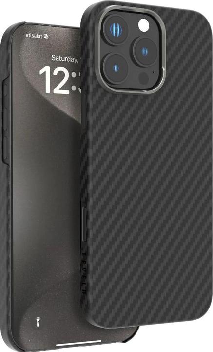 Immagine prodotto Levelo Custodia Sergei 1500D in fibra aramidica (Apple iPhone 16 Pro)