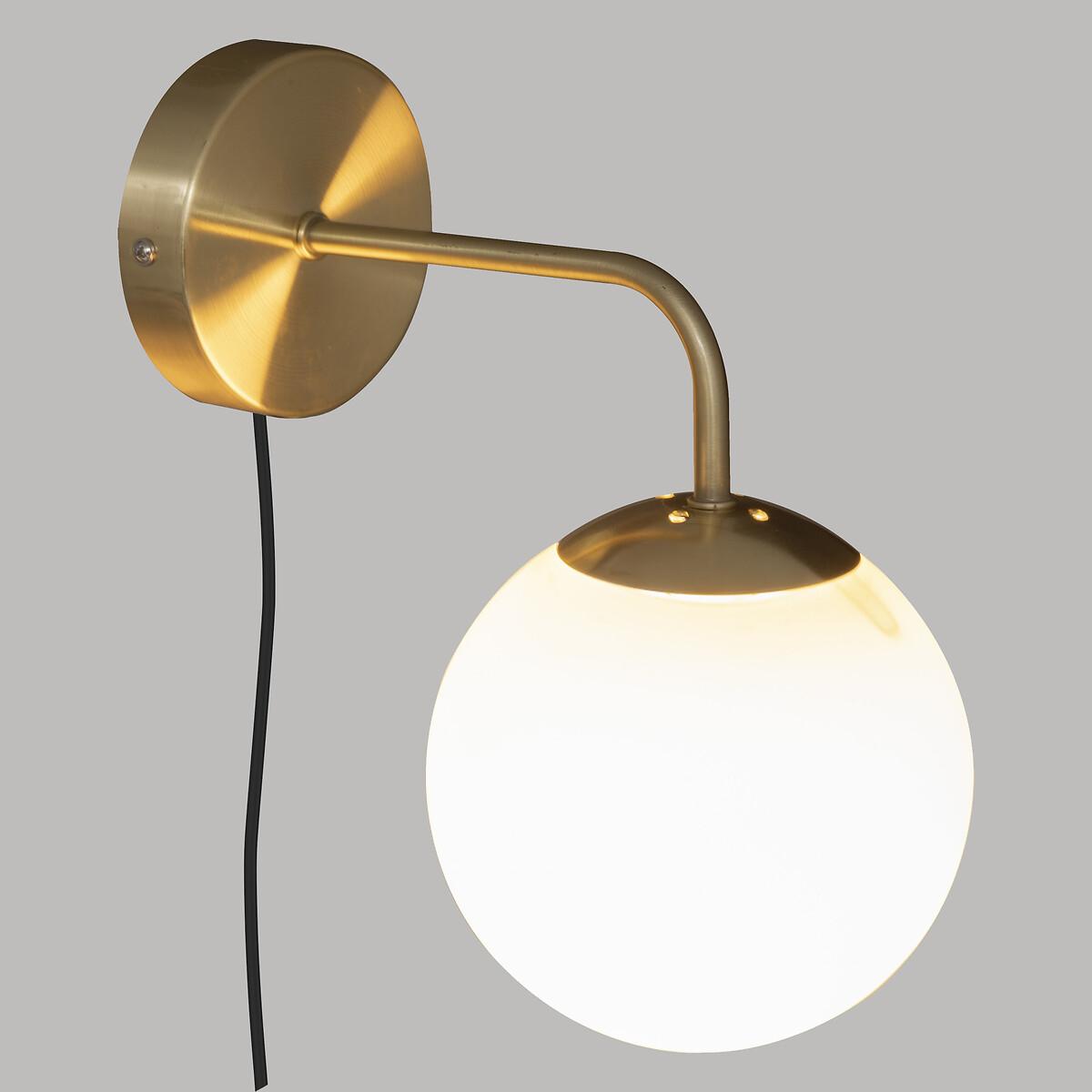Thumbnail - Atmosphera, Wandleuchte + Deckenleuchte, aplq golden dris glas d15, weiss