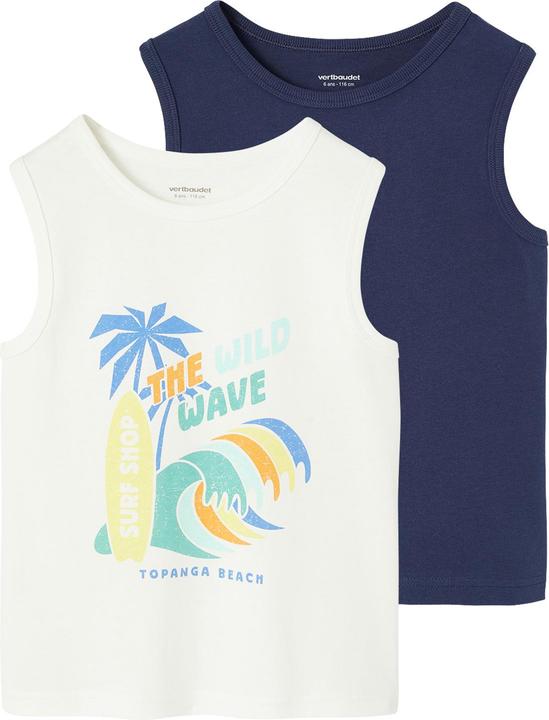 Produktbild Vertbaudet Trägershirts 2er-Pack Jungen (158, 164)