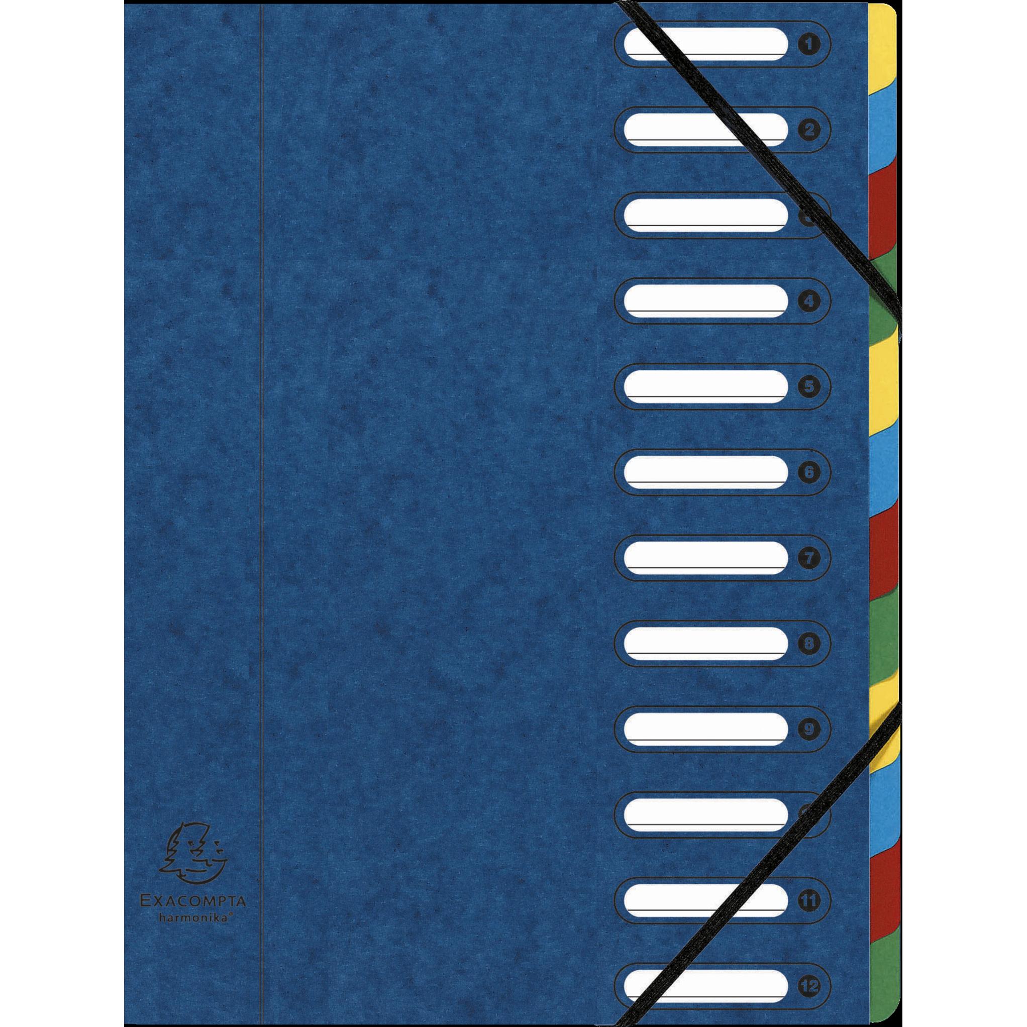 Exacompta, Mappe, HARMONIKA - Ordnungsmappen A4 (A4, 1 x)