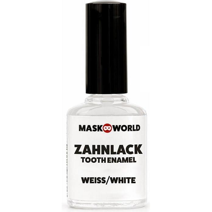 Maskworld Zahnlack weiss 10ml Pinselflasche