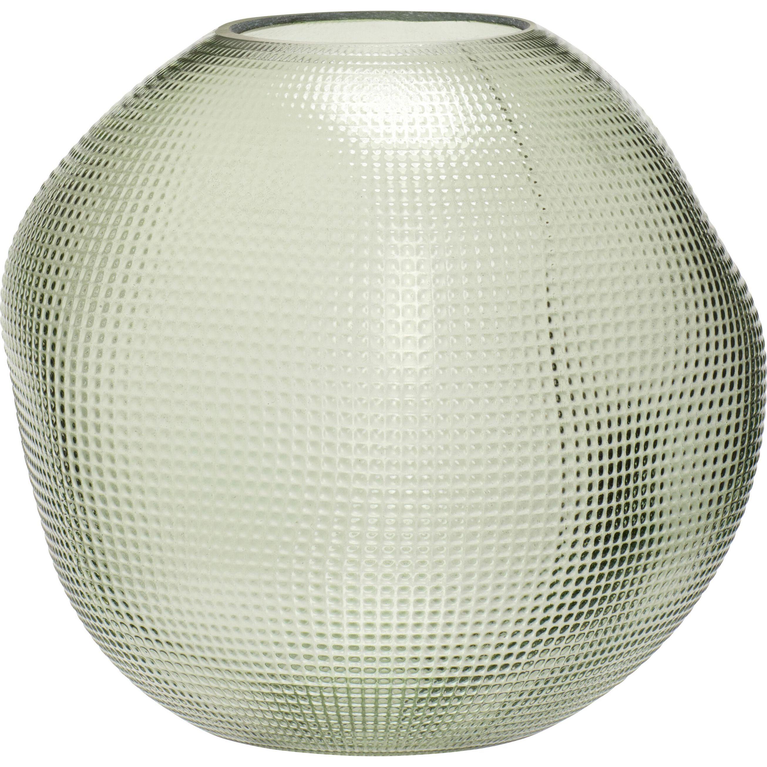 Hübsch, Vase, Balloon Vase Grün (1 x, 21 x 20 cm, 4.10 l)