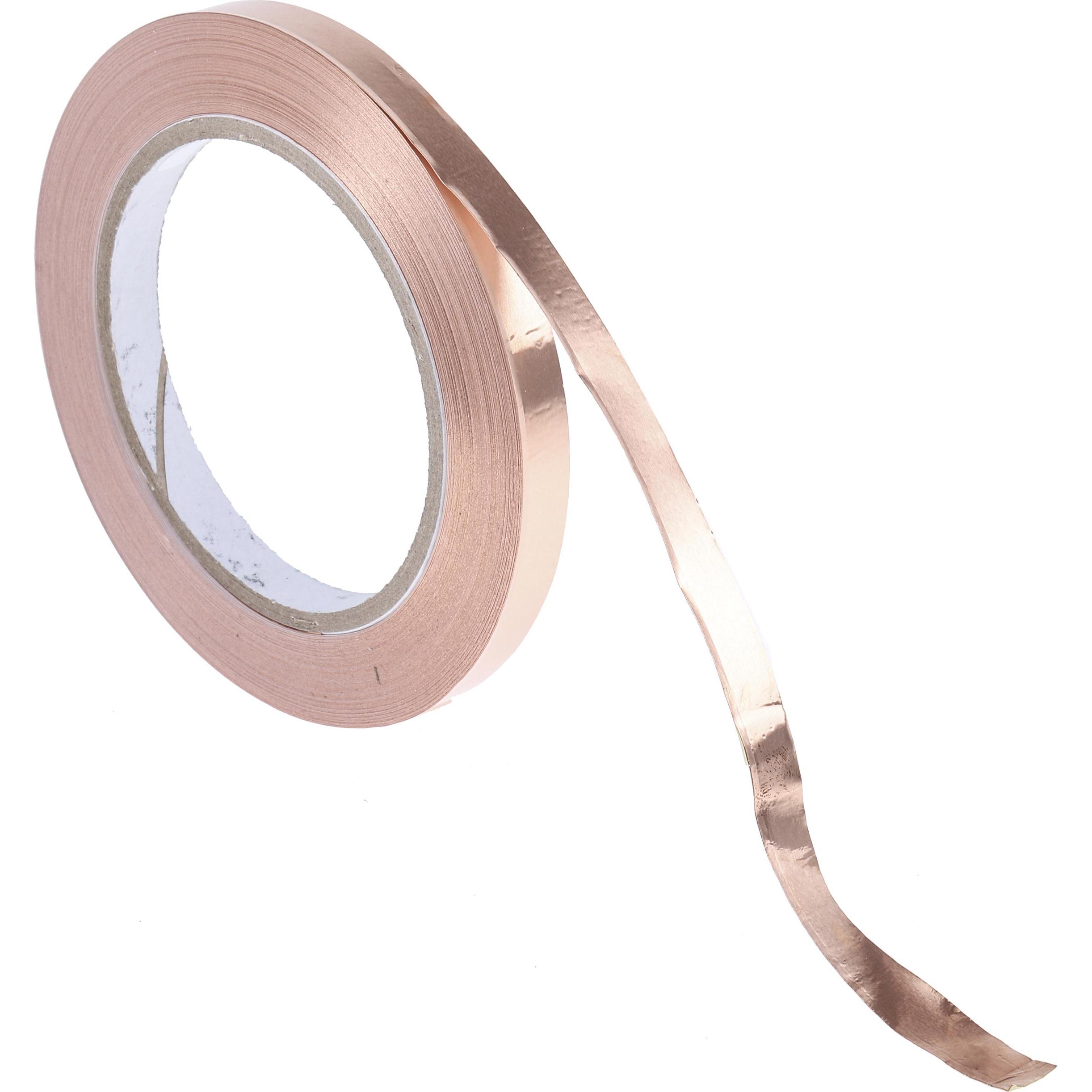 Rs Pro, Klebeband, Copper foil shielding tape 10mmx 33m (10 mm)