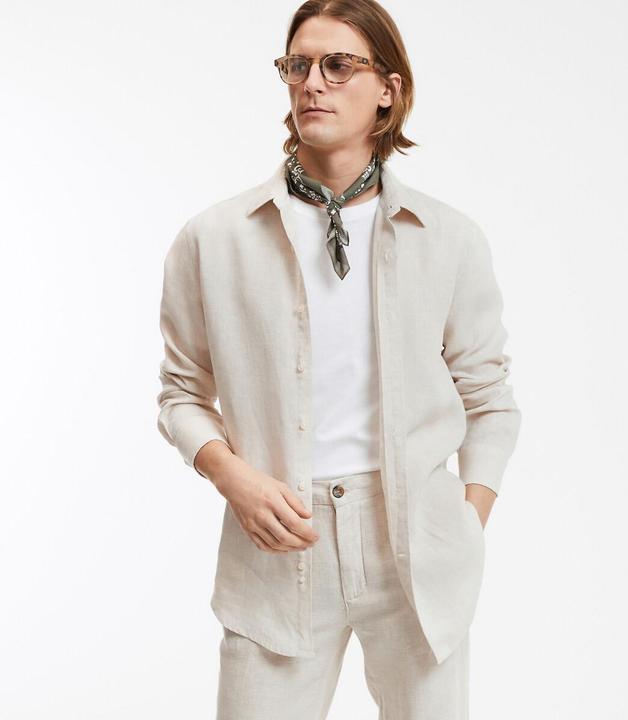 Produktbild La Redoute Collections Gerades Leinenhemd Signature mit langen Ärmeln (XL)