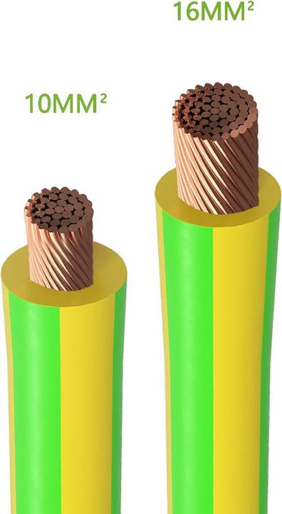 Produktbild Offgridtec H07V-K Erdungskabel Grün / Gelb 10mm² 450/750V XLPO