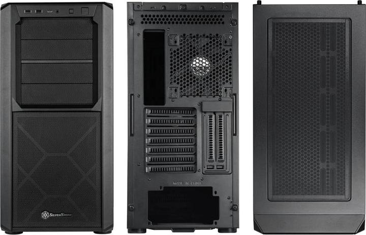 Produktbild Silverstone SilvStone SST-SED1-B ATX bk SST-SED1-B (ATX, Mini-ITX, mATX, SSI CEB, SSI EEB)