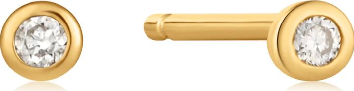 Image du produit Ania Haie Boucles d'oreilles en or 14 ct Bezel Diamond (Or jaune 585)