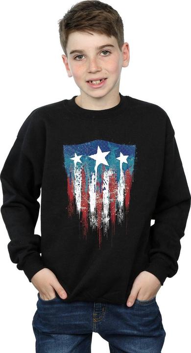 Produktbild Captain America Flag Shield Sweatshirt Jungen (116)