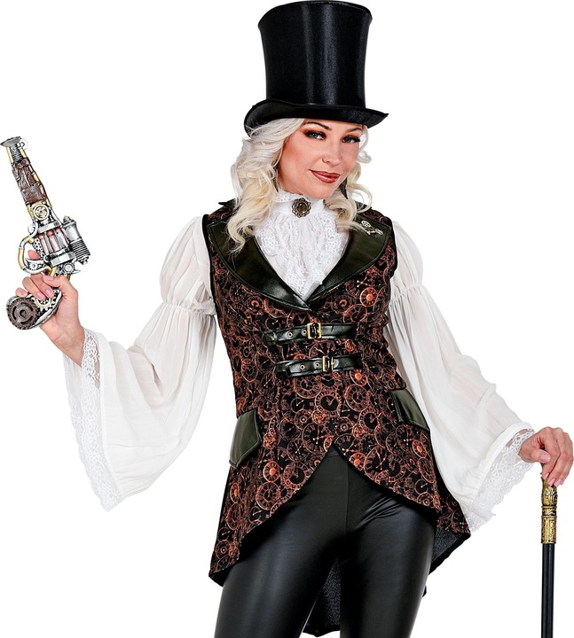 Actual product image Widmann Steampunk vest (S, M)