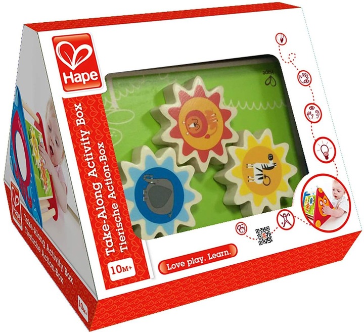 Actual product image Hape educational game Animal Action Box