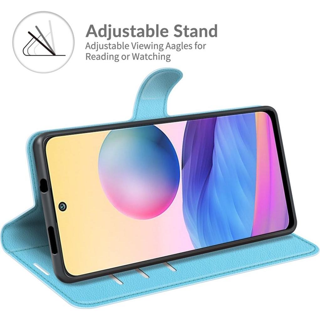 Thumbnail - Screenguard Xiaomi Redmi Note 10 5G Leather Guard Lederhülle (Xiaomi Redmi Note 10 5G), Smartphone Hülle, Blau