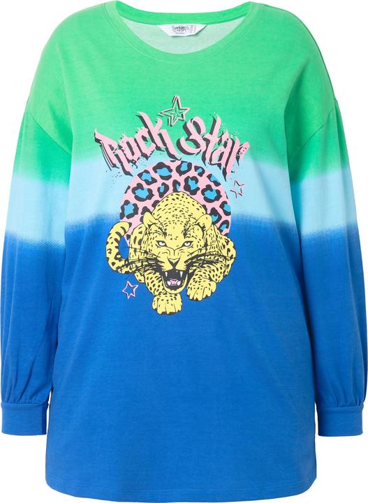 Produktbild Angel of Style Sweatshirt, oversized, Farbverlauf, Tiger-Motiv (42)