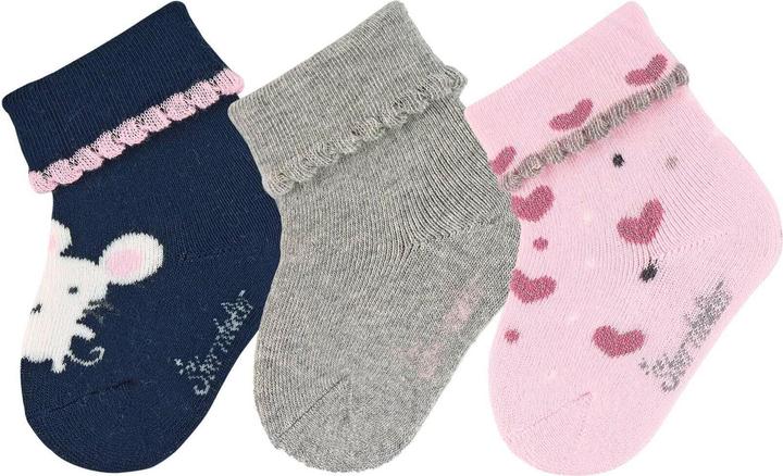 Marineblau, Rosa, Grau