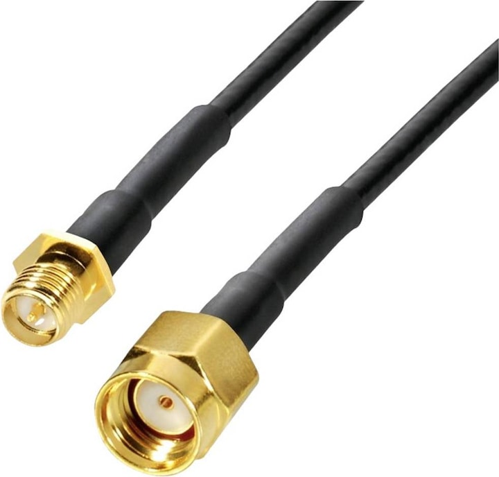 Produktbild Wittenberg Antennen Verlängerungskabel für WLAN-Antennen, SMA reversed Buchse auf SMA reversed Stecker 1m,Kabel RG 174