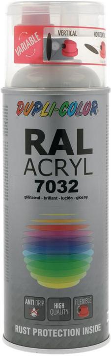 Dupli-Color Lacca acrilica lucida RAL 7032 grigio ghiaia (Grigio ghiaia, 0.40 l)