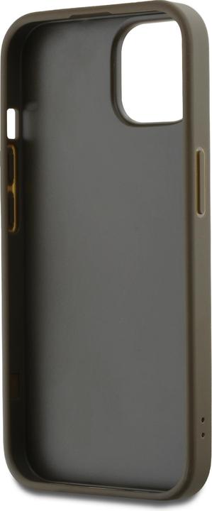 Immagine prodotto DKNY Custodia da polso con logo Stack in pelle PU per iPhone 14 Marrone (Apple iPhone 14)