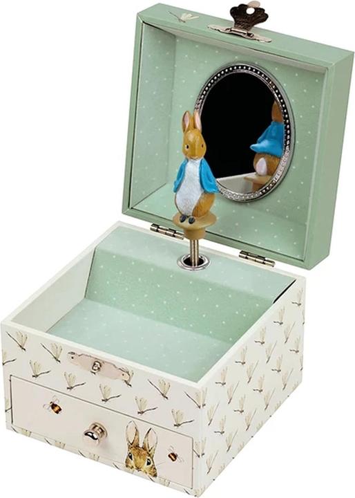 Trousselier Musikspieldose mit Schublade Peter Hase