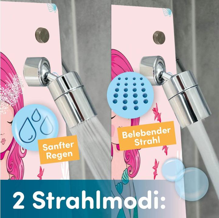 Actual product image Fredi's children's shower mermaid 40 x 30 cm, connection dimensions: Without, version