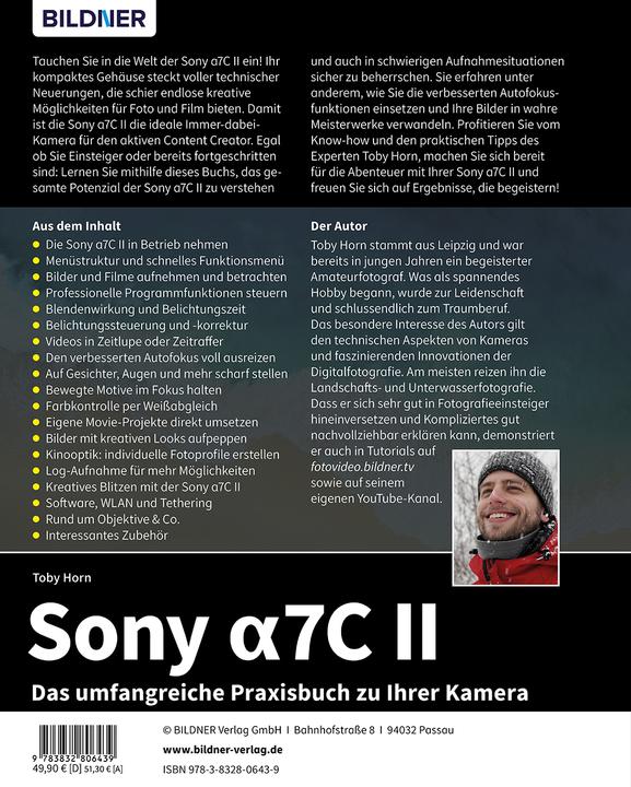Immagine prodotto Sony alpha 7C II (Tedesco, Toby Horn, Tobias Horn, 2024)
