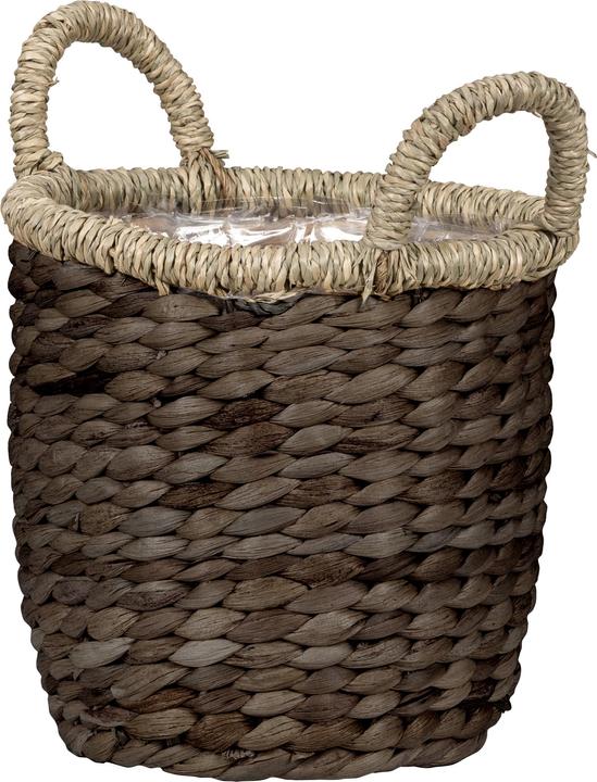 Produktbild Scheurich Water hyacinth 34, Korbgefäss/Korb-Pflanzgefäss/Korbtopf mit Griffen aus Water hyacinth Farb (34 cm)