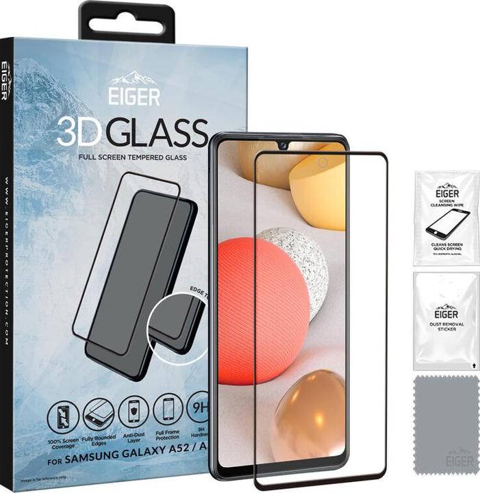 Image du produit Eiger Mountain Glass Clear Edge (1 pcs, Samsung Galaxy A52, Samsung Galaxy A52s 5G)