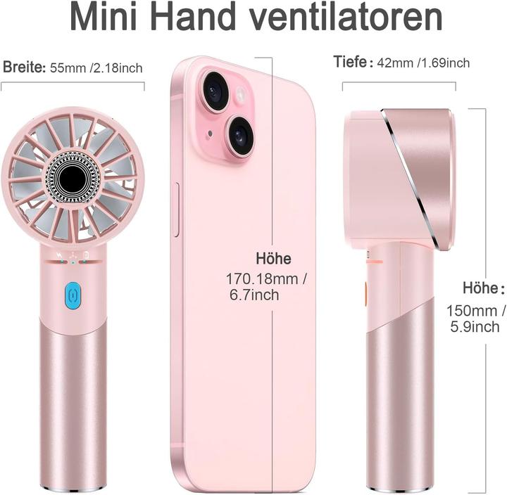 Produktbild Cozome Mini-Handventilator (50 dB)