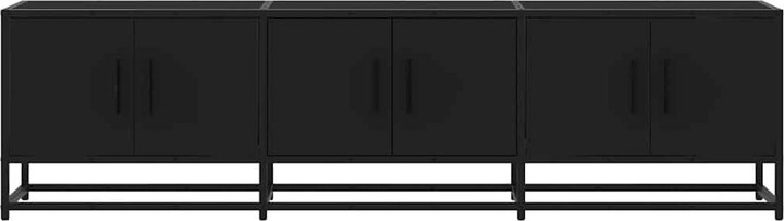 Productafbeelding VidaXL TV-meubel Lowboard TV-meubel TV-tafel Houtmateriaal Metaal (150 x 35 x 41 cm)