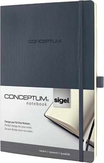 Produktbild Sigel Notizbuch CONCEPTUM Softcover Softwave (A4, Kariert, Weicher Einband)