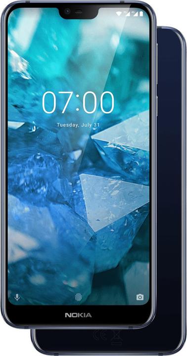 Produktbild Nokia 7.1 (32 GB, Blue, 5.80", Hybrid Dual SIM, 4G)