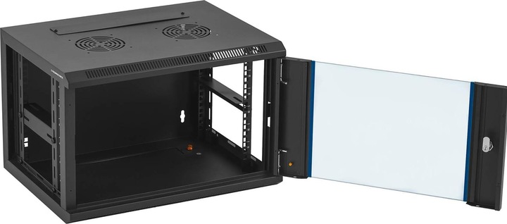 Actual product image Fromm & Starck Server Rack - 19 inches - 6 U - lockable - up to 60 kg - Black (10.86 RU, 19 inch rack)