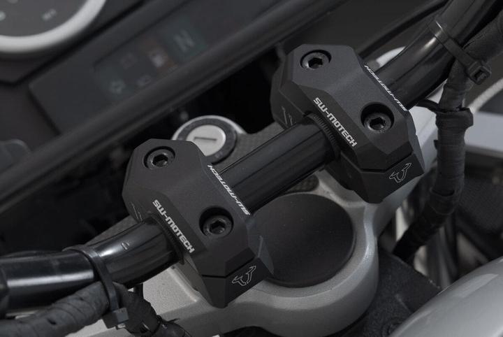 Image du produit Sw Motech Déplacement variable du guidon 22 mm, noir