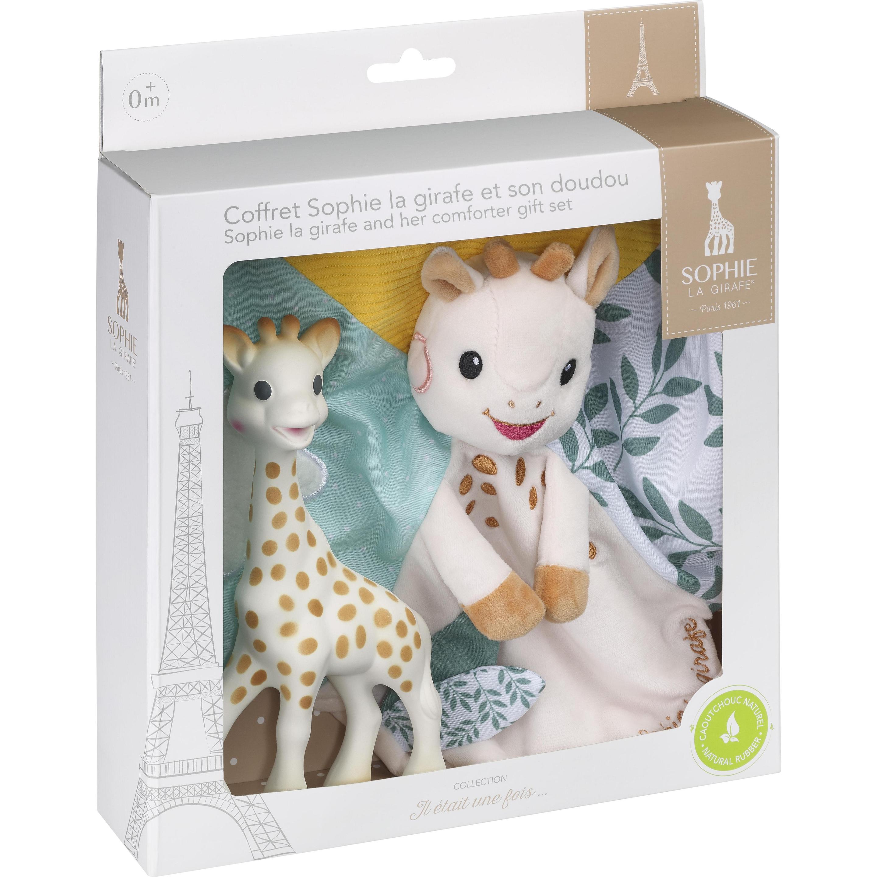 Sophie la girafe, Doudou bebè, Set Sophie & Schmusetuch m.B.