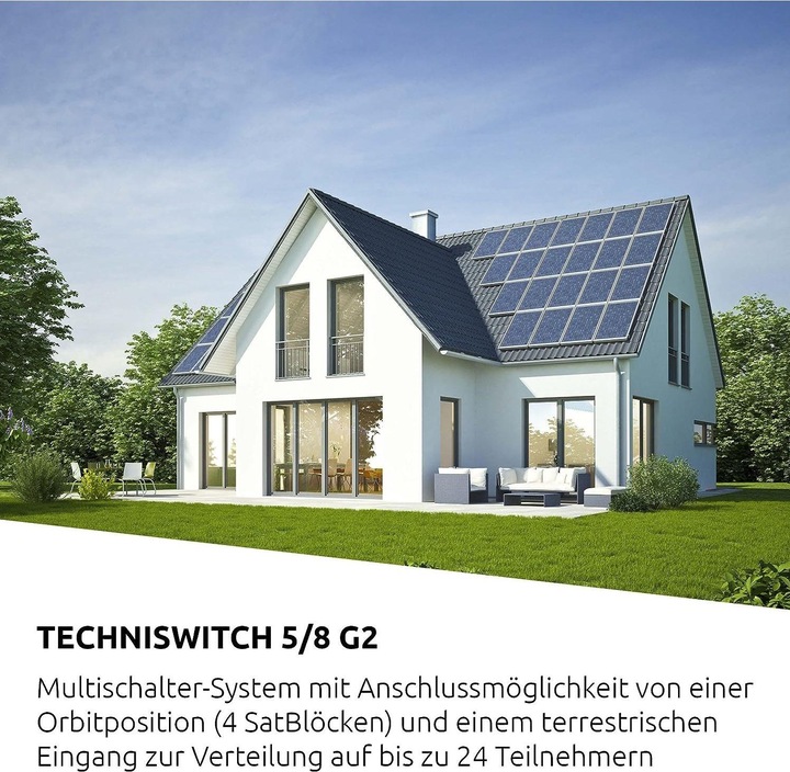 Produktbild TechniSat TECHNISWITCH 5/8 G2 inkl. Netzteil (Multischalter)