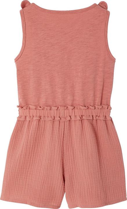 Produktbild Vertbaudet Kurzer Mädchen Jumpsuit aus Materialmix (128)