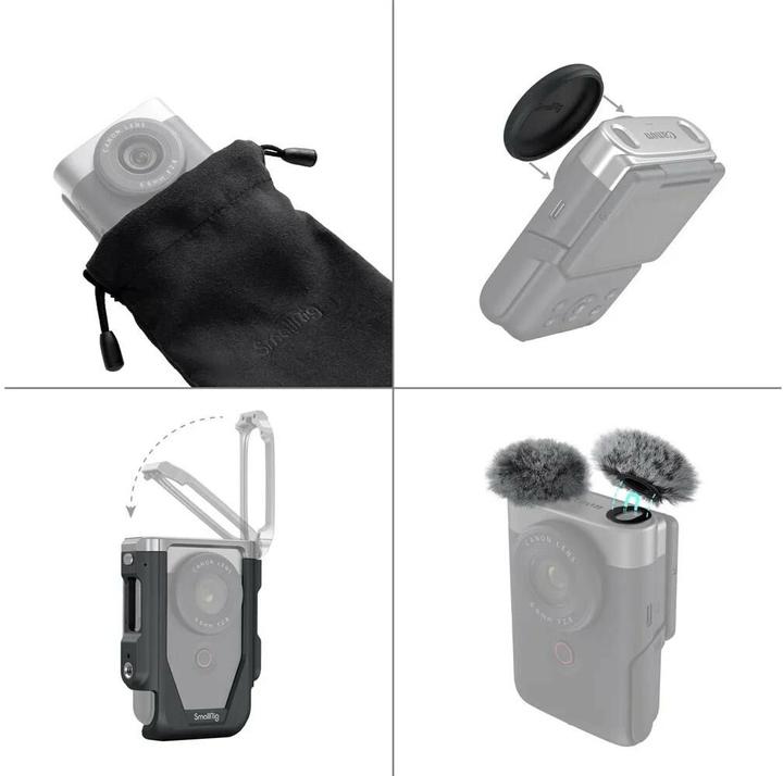 Immagine prodotto SmallRig 4235 Kit gabbia per Canon PowerShot V10 (Gabbietta)