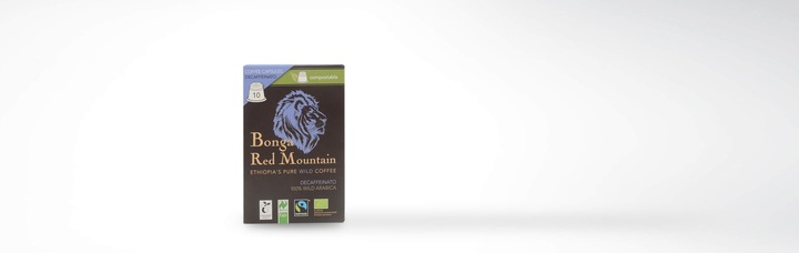 Actual product image Kaffa Bonga Red Mountain, Decaffeinato (10 x Port.)