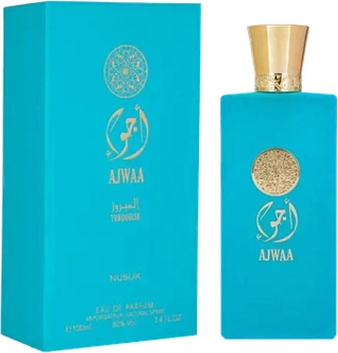 Actual product image Nusuk Ajwa Turquoise Eau De Parfum 100 Ml (Eau de parfum, 100 ml)