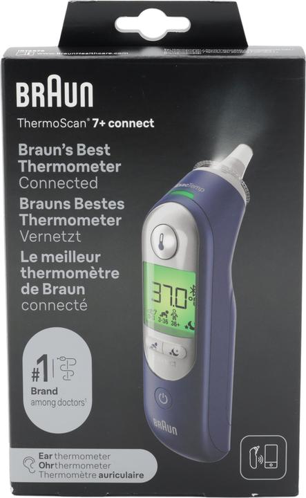 Braun ThermoScan 7 aansluiten (Auriculair)